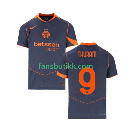 Fotballdrakt Inter Milan Marcus Thuram 9 Tredjetrøye 2025-2026 Kortermet